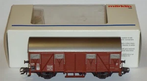 MÄRKLIN HO, VAGÓN CERRADO EXCELENTE TIPO Gmhs 54 SAAR 24056 REF. 46274, CON CAJA - Bild 1 von 4