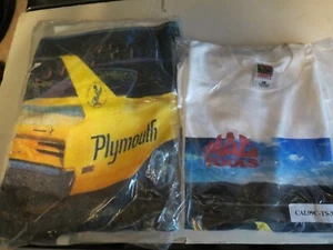 Rare Mac Tools Yellow Plymouth Superbird Beach Towel & XLG Tee Shirt - Brand New - Picture 1 of 10