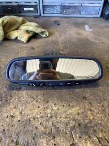 2009 2010 DODGE RAM 3500 LARAMIE OEM REARVIEW MIRROR AUTO DIM / PHONE / VOICE - Picture 1 of 3