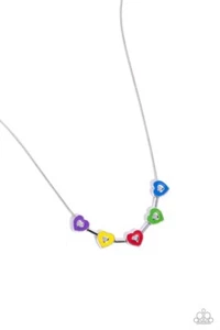 Paparazzi Eclectic Heart Multi Necklace - Picture 1 of 3