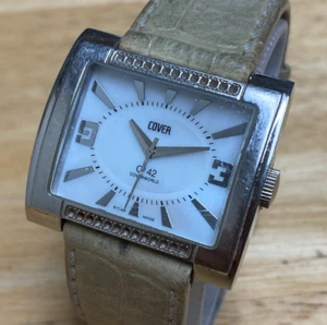 Cover Coverworld C0-42 Unisex 30m Silver Swiss Analog Quartz Watch~New Battery - Picture 1 of 5
