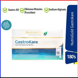 Reflux / GERD NutrixGold Original GastroKare Antacid Tablets Ginger Cultured Soy - Picture 1 of 12