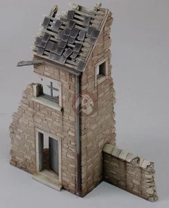 Modelo Real 1/48 Casa Ruina Sección en la Batalla de las Ardenas Segunda Guerra Mundial 694 - Imagen 1 de 1