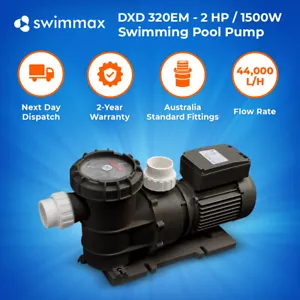 DXD 320EM-2HP Swimming Pool Pump Self Priming 44,000 L/H Filter Pump - Picture 1 of 11