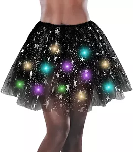 LED Tutu Skirt - Sparkly Layered Tulle Tutus for Women'S Party Costume - Picture 1 of 12