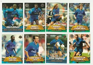 Topps Premier Gold 2002 Chelsea Team Set de 8 incluyendo Lampard Zola Petit - Imagen 1 de 2