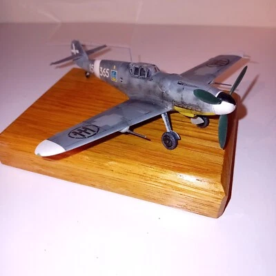 MESSERSCHMITT 109 G6 REGIA 1/72 COSTRUITO BUILT GEBAUT 1/72 DA KIT IN PLASTICA - Immagine 1 di 4