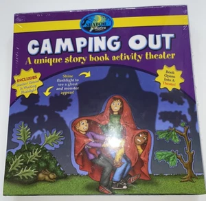 Shadow Stories Camping Out: A unique story book activity theater Book New - Foto 1 di 2