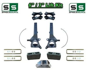 6" / 3" Spindle Block LIFT KIT for 2004 - 2021 Nissan Titan 2WD w/CB Spacer - Picture 1 of 1