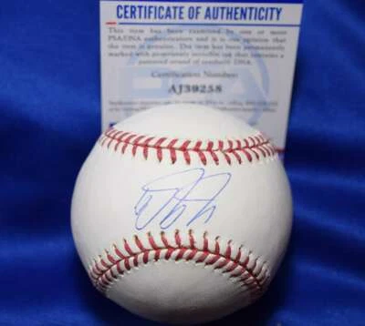 Yasmani Grandal PSA ADN Certificado de Autógrafo Grandes Ligas OML Firmado Béisbol Foto 1 de 2