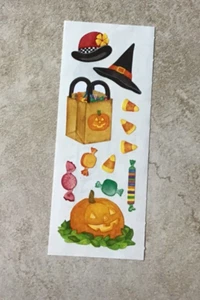 🔥VINTAGE CREATIVE MEMORIES STICKERS: HALLOWEEN TRICK OR TREAT  NLA * - Picture 1 of 1