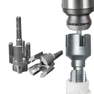 Integrated Internal & External Pipe Threading Tool, For 1/2'' 3/4'' Water Pipe - Picture 1 of 9