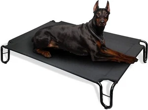"Outdoor Elevated Dog Bed,Cooling Raised Dog Cot Bed for Large Dogs,Pet Bed W... - Picture 1 of 7