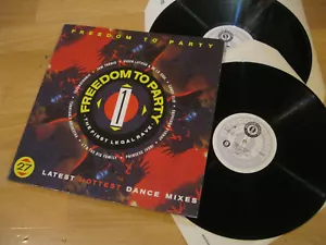 2 LP Various Freedom To Party The First Legal Rave Technotronic Vinyl MODEM 1048 - Bild 1 von 3