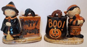 Yankee Candle Witch & Pirate with Treat Bags Votive Candle Holders - Set of 2 - Picture 1 of 6