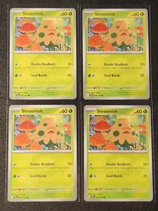 4x Shroomish 006/162 Pokemon card SV Temporal Forces common NM - Picture 1 of 1