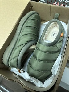 UGG MENS Boy / Girl Usa 5 EU 37 TASMAN LTA OLIVE GREEN Authentic !! - Picture 1 of 5