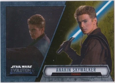 STAR WARS 2016 TOPPS EVOLUTION GOLD PARALLEL INSERT #2 ANAKIN SKYWALKER 16/50 - Image 1 of 2