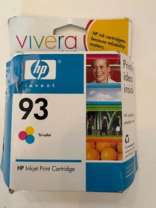 Genuine HP 93 TRICOLOR Ink Cartridge 2008 - FREE SHIP HP 5440 7850 1507 1510 - Picture 1 of 3