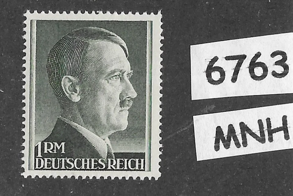 Selo #6763 MNH 1RM Adolf Hitler era do Terceiro Reich Alemanha / Perf 14 / Sc524 - Imagem 1 de 1