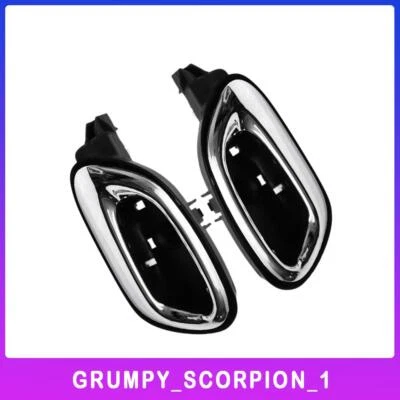 2x Manija de puerta interior delantera para Chevrolet Camaro 2010-2015 izquierda y derecha NUEVO Foto 1 de 4