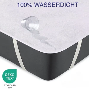 Matratzenschoner Wasserdicht Matratzenauflage Hochwertiger Matratzenschutz Bett - Bild 1 von 6