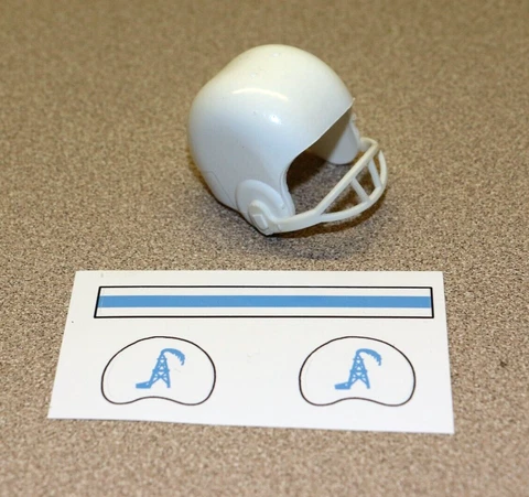 1960 prototype Houston Oilers *DIECUT* decals & OPI Football Gumball Helmet Cover