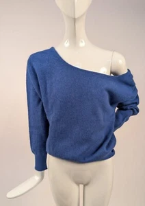 VINTAGE 1980’S ANGORA + WOOL SWEATER WIDE NECKLET - CAROLL MADE IN ITALY - Bild 1 von 4