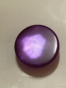 VTG True Craft Plastic Buttons Purple Iridescent Marbled Shank 1/2" 6 NEW - Picture 1 of 4