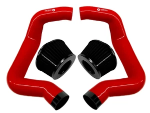 for BMW F90 M5 M8 G30 M550I Full Front Mount air intake V2 RED BLACKAF - Picture 1 of 15