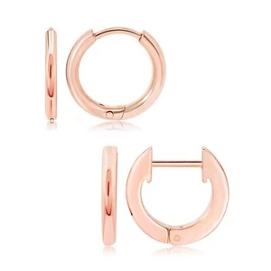 Rose Gold Huggie Hoop Earrings,14k Gold Plated Small Gold Hoop Earrings for Wome - Picture 1 of 5