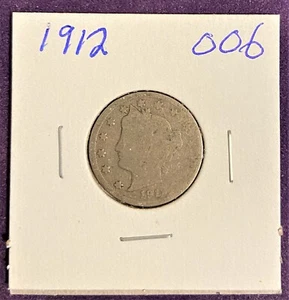 1912 "V" Nickel - Umlaufmünze - #006 - Bild 1 von 2