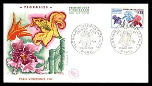 MayfairStamps France FDC 1969 Floralies Paris Vincennes French Republic Internat - Picture 1 of 2