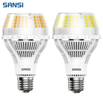 2X A21 22W=200W LED Light Bulbs 3000lm 3000K/5000K Warm White Daylight E26 CE - Image 1 of 4