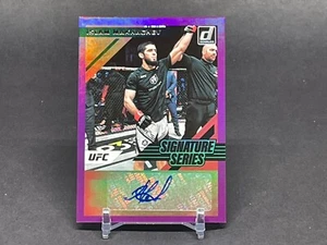 Carta auto 2022 Panini Donruss UFC Signature Series Islam Makhachev viola - Foto 1 di 5
