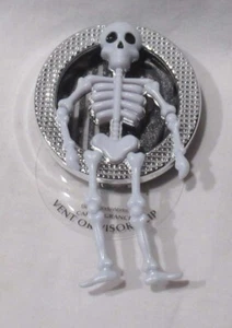 Bath & Body Works Scentport Car Fragrance Vent Visor Clip MOVEABLE SKELETON - Picture 1 of 4