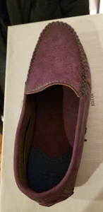 Robert Graham lila Wildleder Herren Fahrschuhe Größe 9,5 D neu mit Karton - Bild 1 von 3