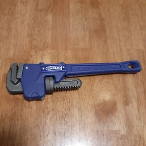 Kobalt 10 inch Cast Iron Pipe Wrench, Blue - Picture 1 of 1
