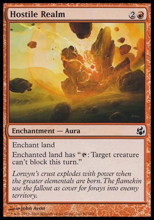 Hostile Realm - Light Play MTG Morningtide - Image 1 of 1