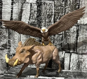 Lanard Jumanji Wild Kingdom Animal Collection Weißkopfseeadler Figur Spielzeug beweglich - Bild 1 von 9