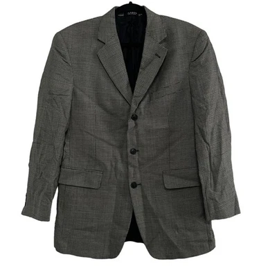 Jos A Bank Tan Black Brown Nailhead Single Breasted 3 Button Blazer 40R - Image 1 of 4