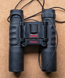 Practika Sport Folding BINOCULARS.12 x 25 SC. Vintage - Picture 1 of 2