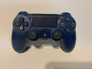 Sony PlayStation 4 PS4 Dualshock 4 Controller Blu Mezzanotte - Usato con cura - Foto 1 di 2