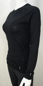 SmartWool Classic All-Season Merino T-Shirt Damen Langarm Medium Schwarz Neu mit Etikett - Bild 1 von 5