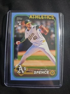 2024 Topps Update Series - Mitch Spence #US28 (RC) Numbered 8/50 - Picture 1 of 3