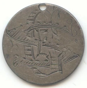 1832 Capped Bust Dime Love Token, Letters S E G - Picture 1 of 2