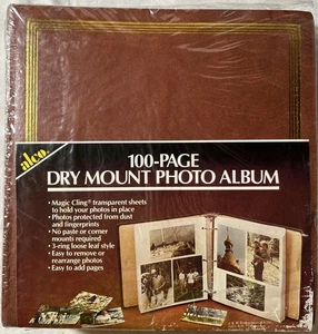 Vintage Dry Mount Photo Album 100 8”x10” Pages Magic Cling NEW *FREE SHIPPING* - Picture 1 of 6