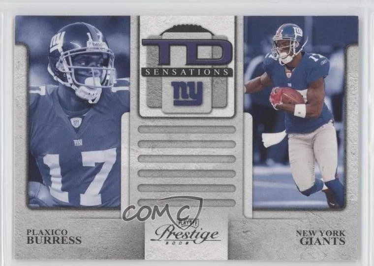 2008 Prestige TD Sensations Plaxico Burress #TS-4 - Image 1 of 2