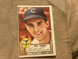 1952 Topps Bill Pierce Chicago White Sox #98 - Near Mint - Great Corners - - Picture 1 of 2