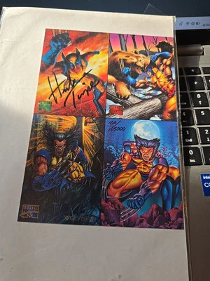 Wolverine 4 Cards Uncut Signed Herb Trimpe Ltd 102/5000 Dynamic Forces CoA - Image 1 of 4